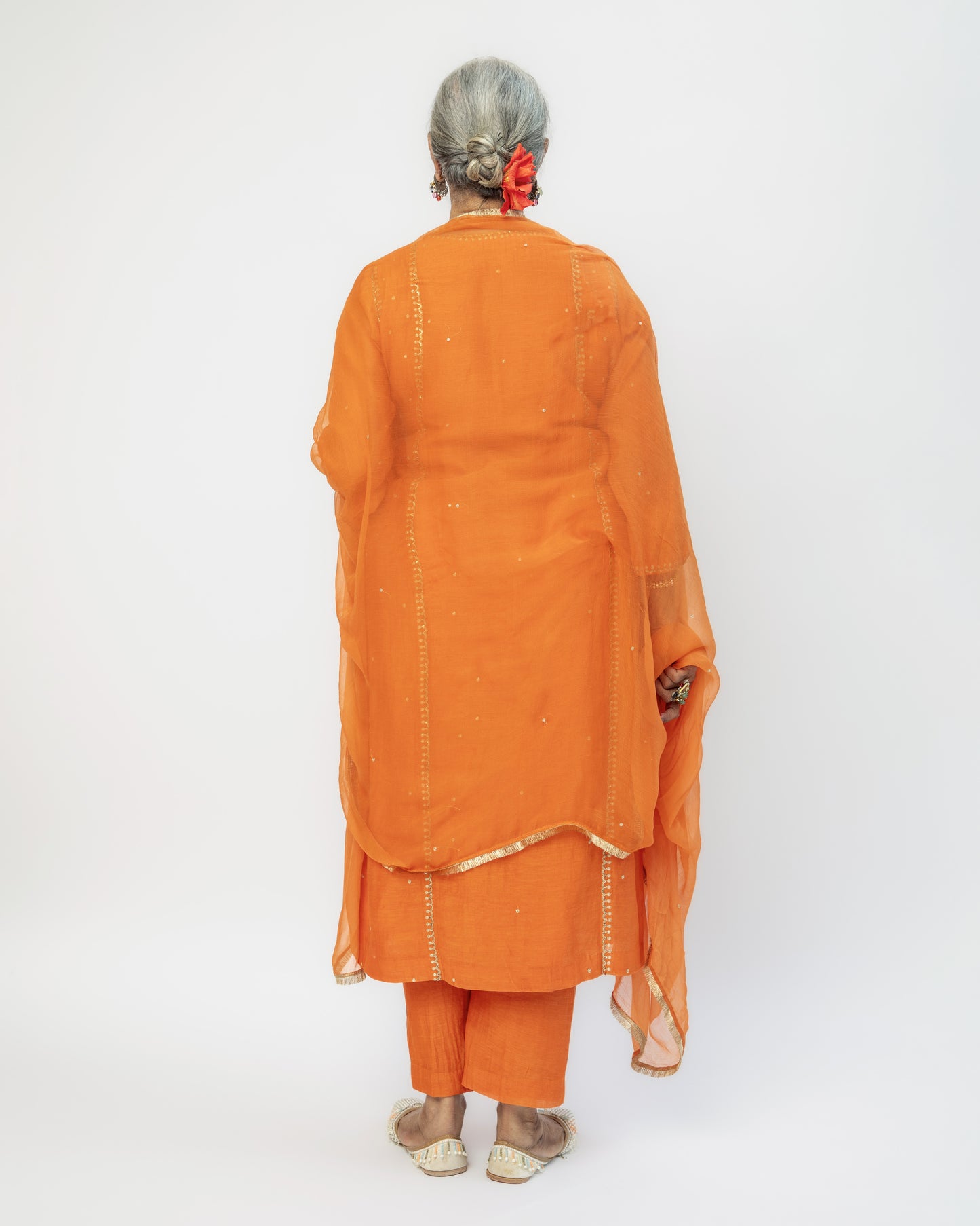 Orange Tunic & Pants Set