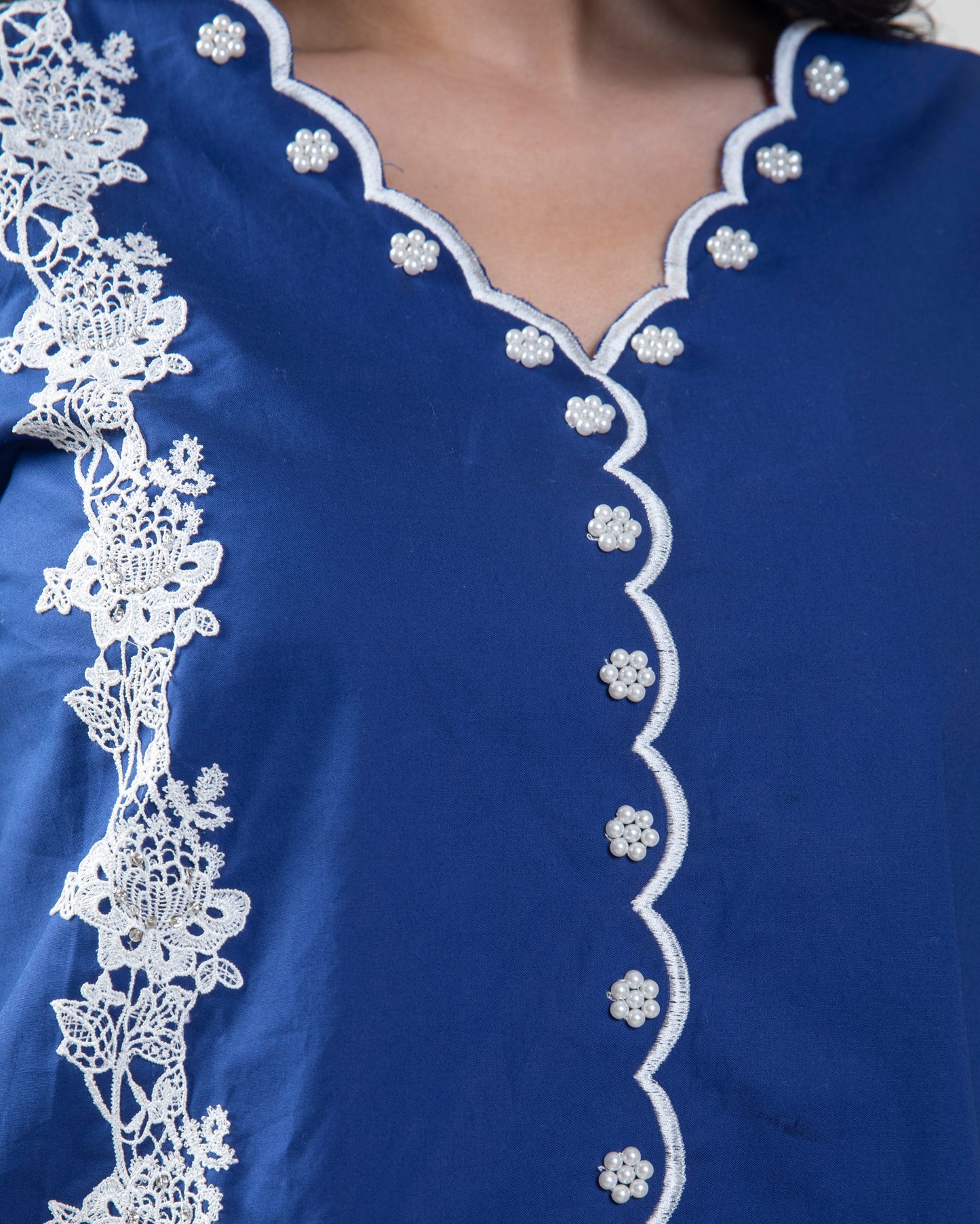 Navy blue tunic set