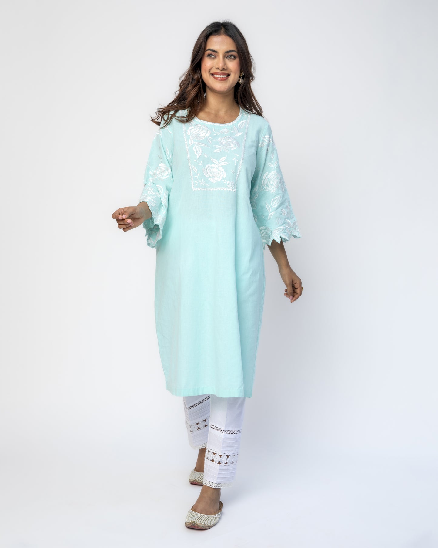 Linen Sage - Green Tunic Set