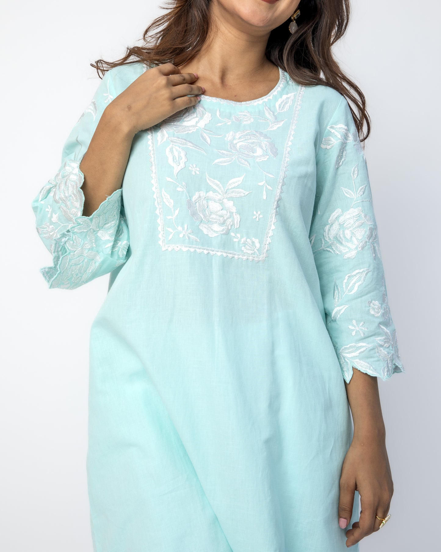 Linen Sage - Green Tunic Set