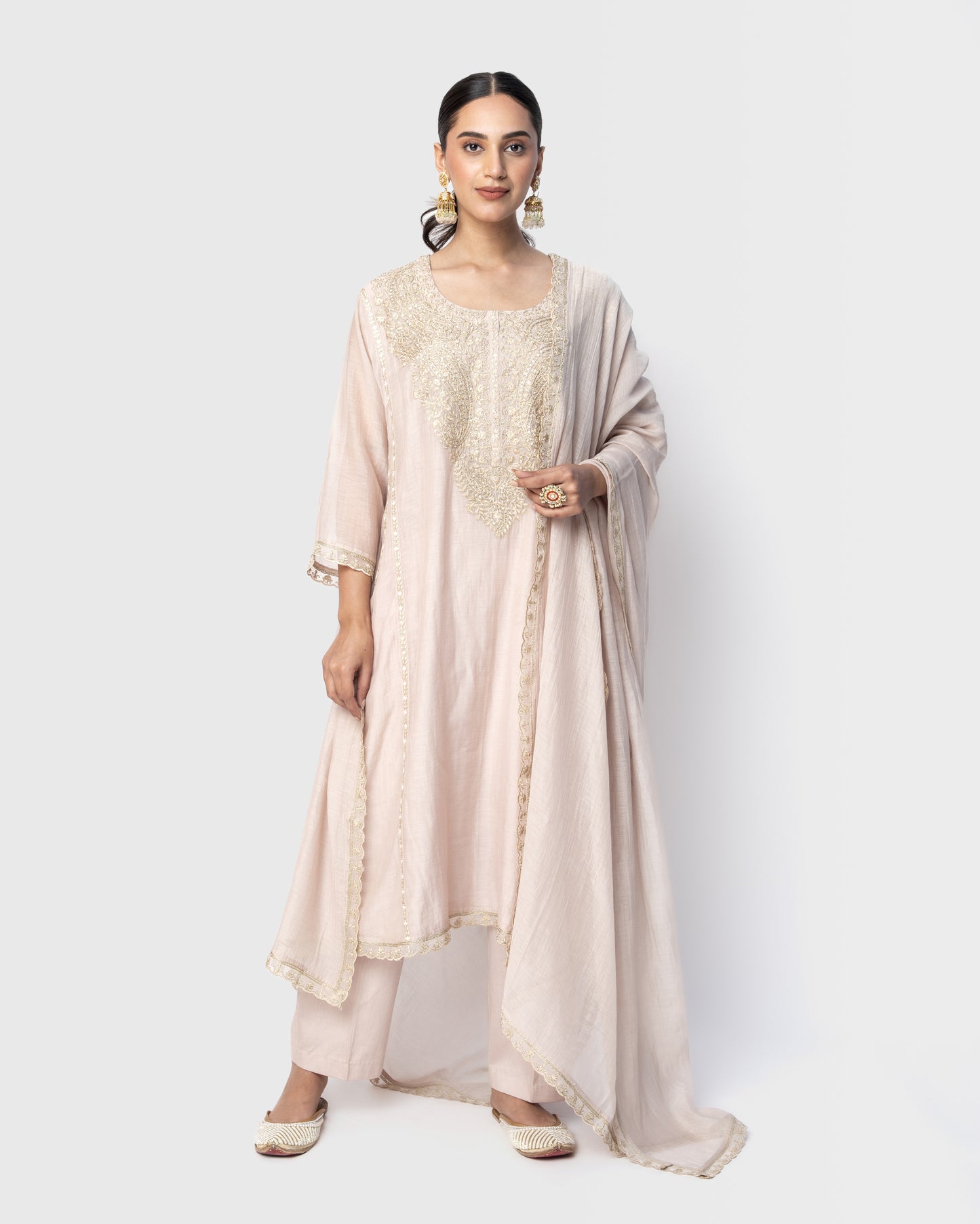 Classy Kali Tunic Set and Dupatta