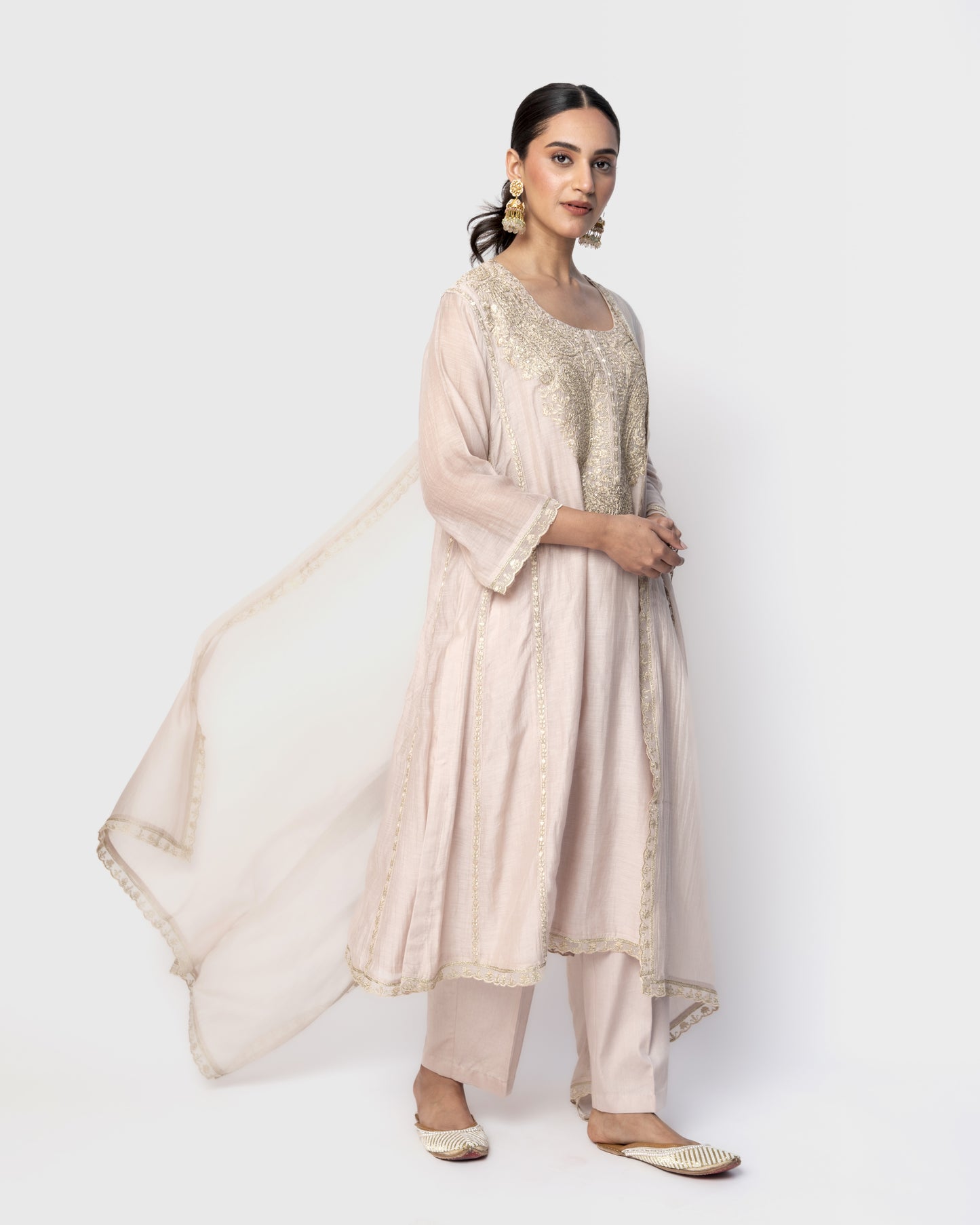 Classy Kali Tunic Set and Dupatta