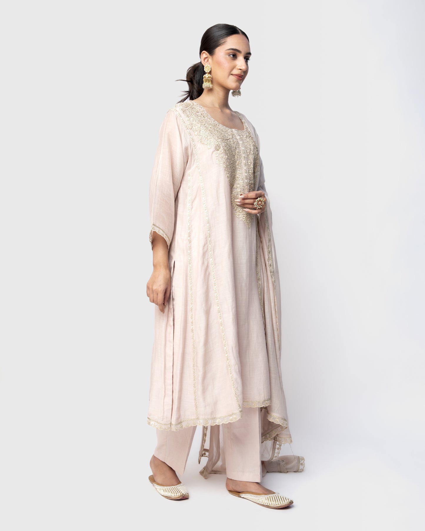 Classy Kali Tunic Set and Dupatta