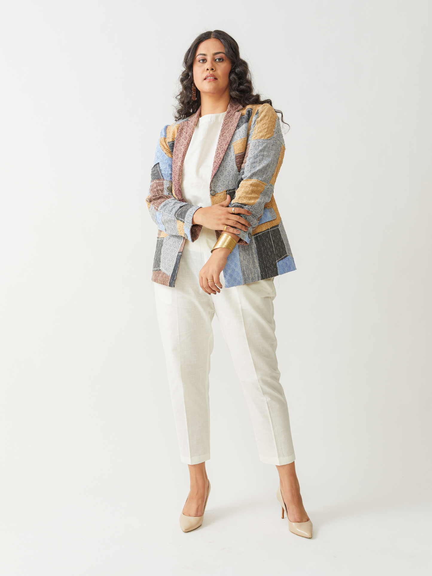 Boho Reversible Brown Beggars Patch Jacket