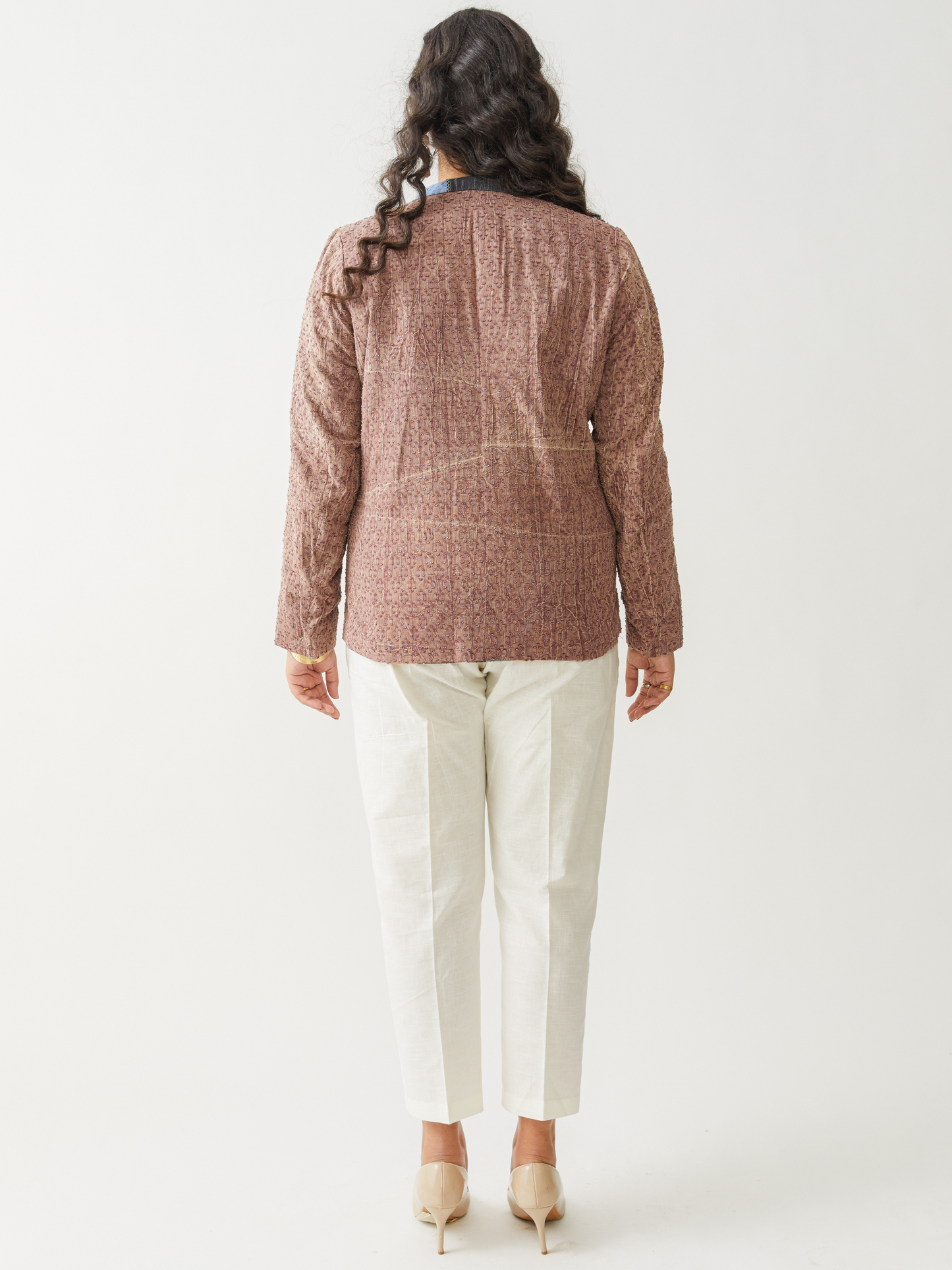 Boho Reversible Brown Beggars Patch Jacket