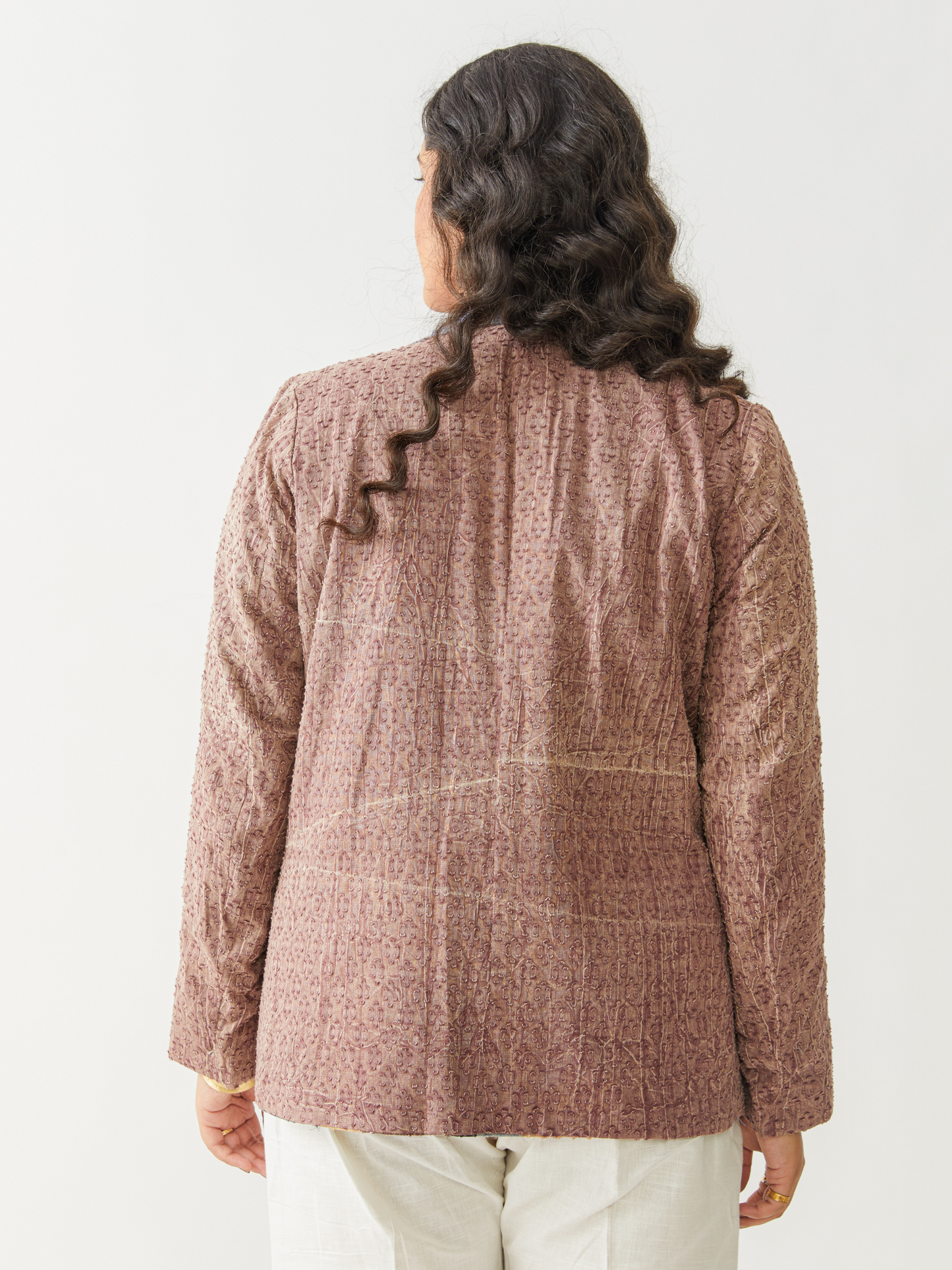 Boho Reversible Brown Beggars Patch Jacket