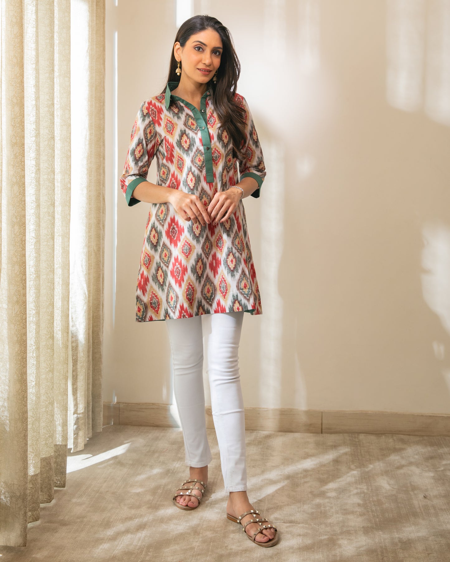 Two Way Ikat Outfit Dress/Tunic All Time Summer Wear