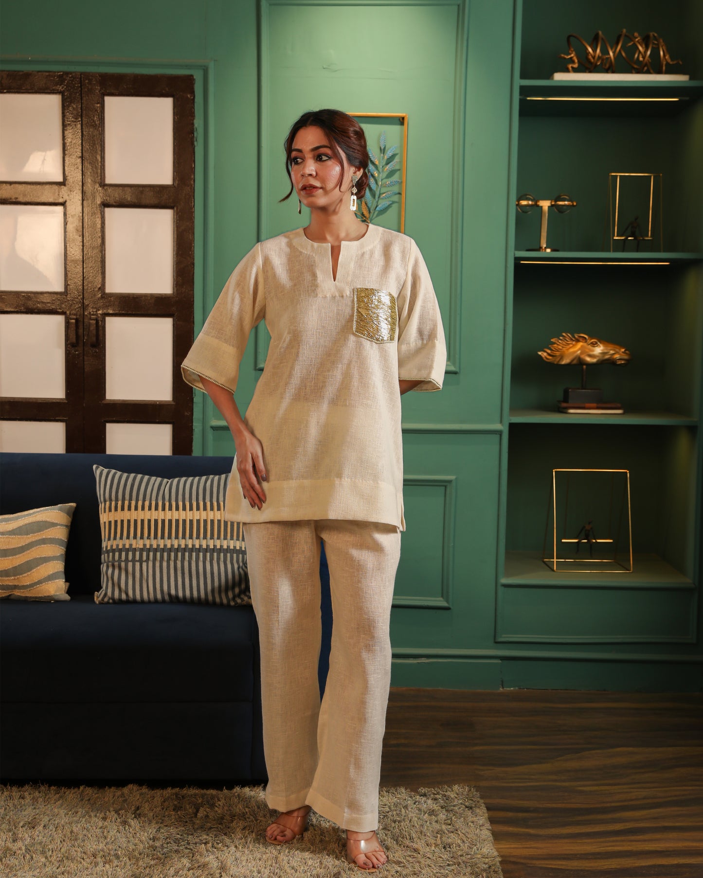 Cloud Cream Co-ord Set