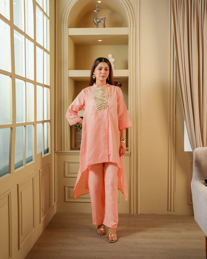 Peach Fuzz Drape Set