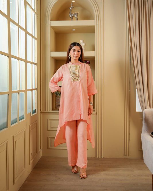 Peach Fuzz Drape Set