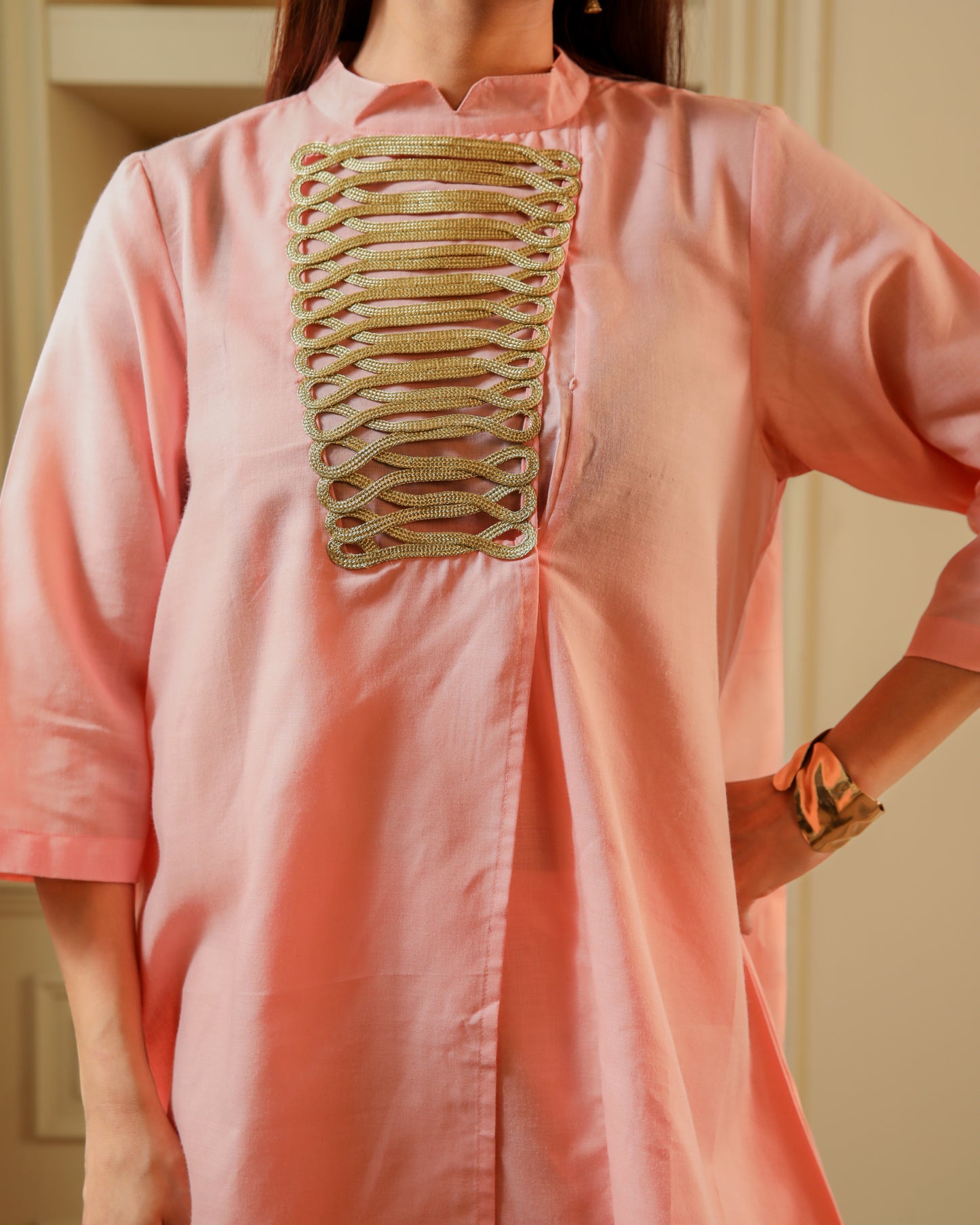 Peach Fuzz Drape Set