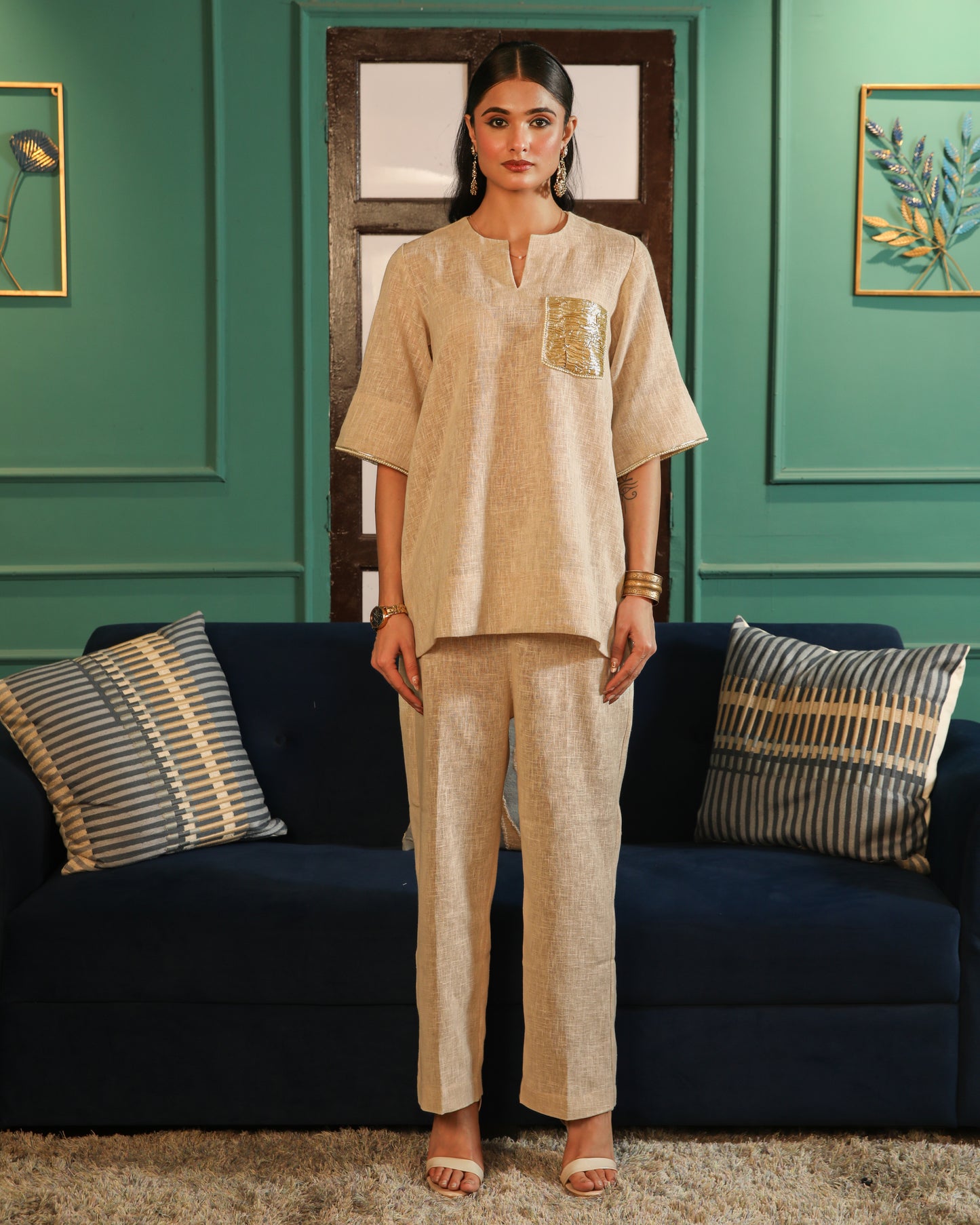 Sand Cream Co-ord Set
