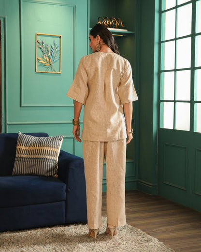 Sand Cream Co-ord Set