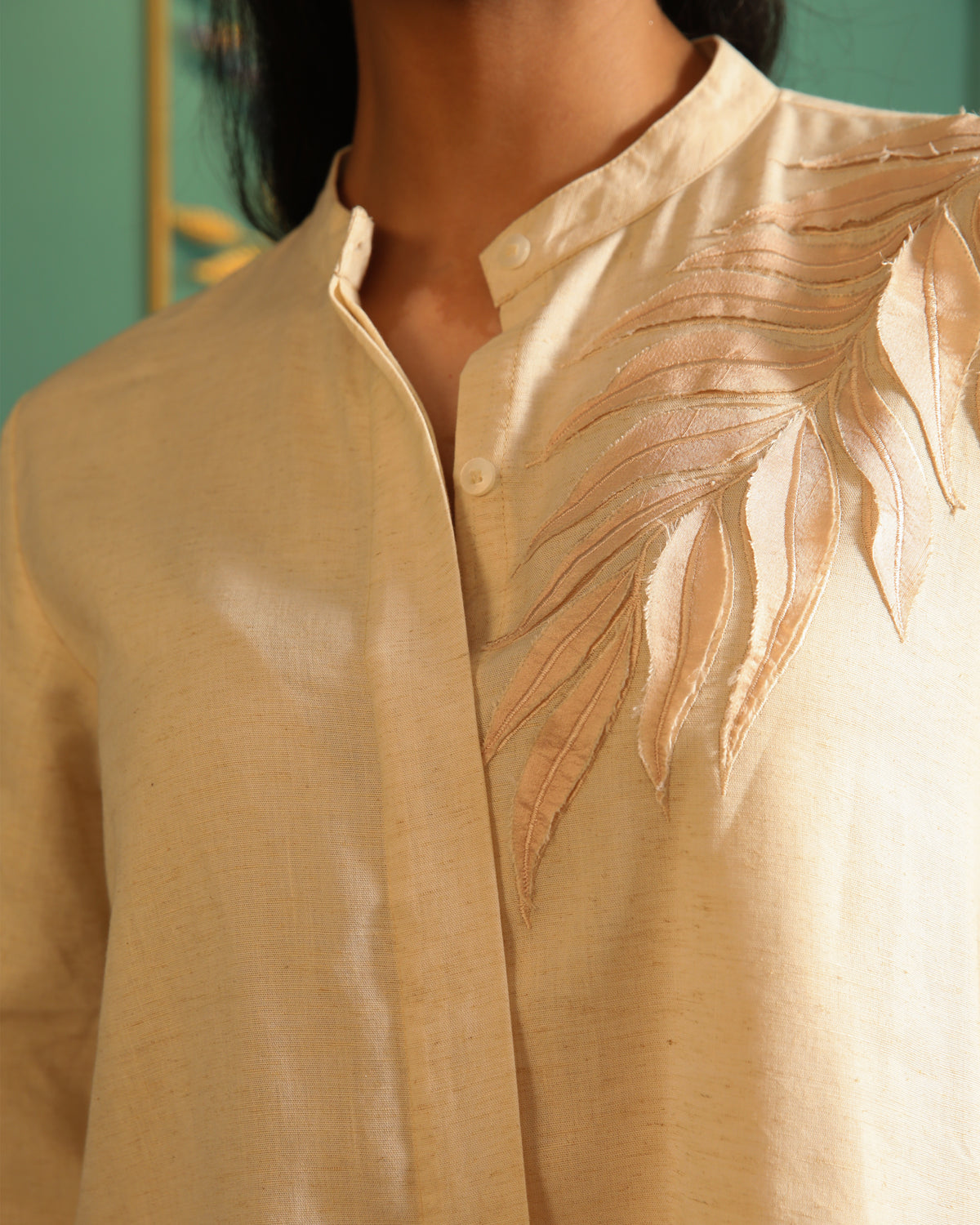 Coconut Cream Kurta and Pant Set