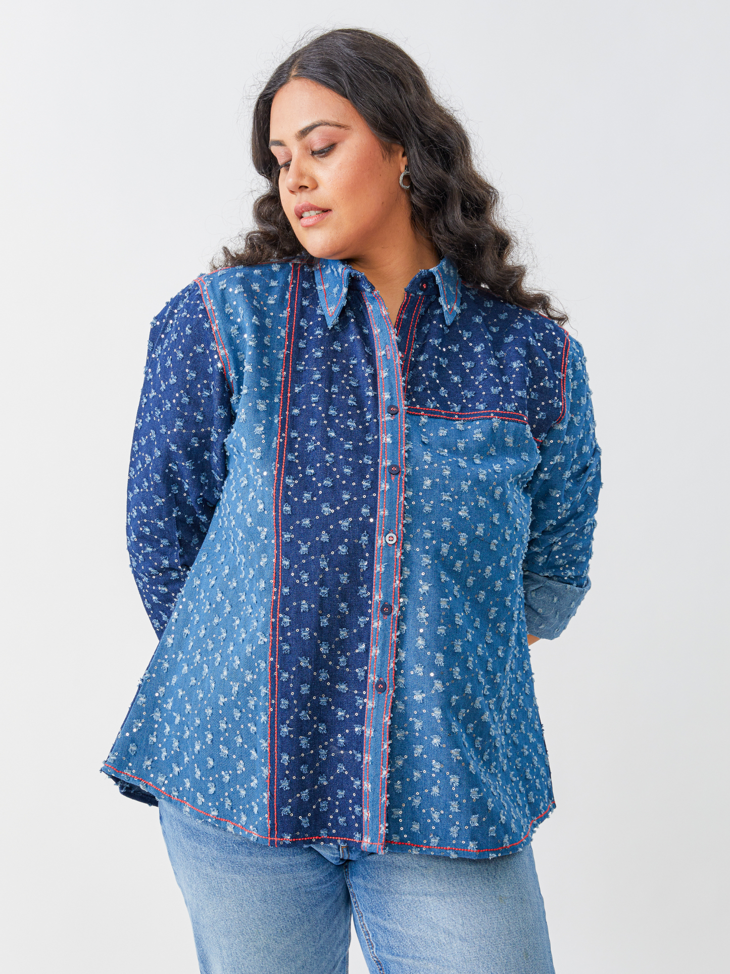 Exxy Mix N Match Denim Shirt