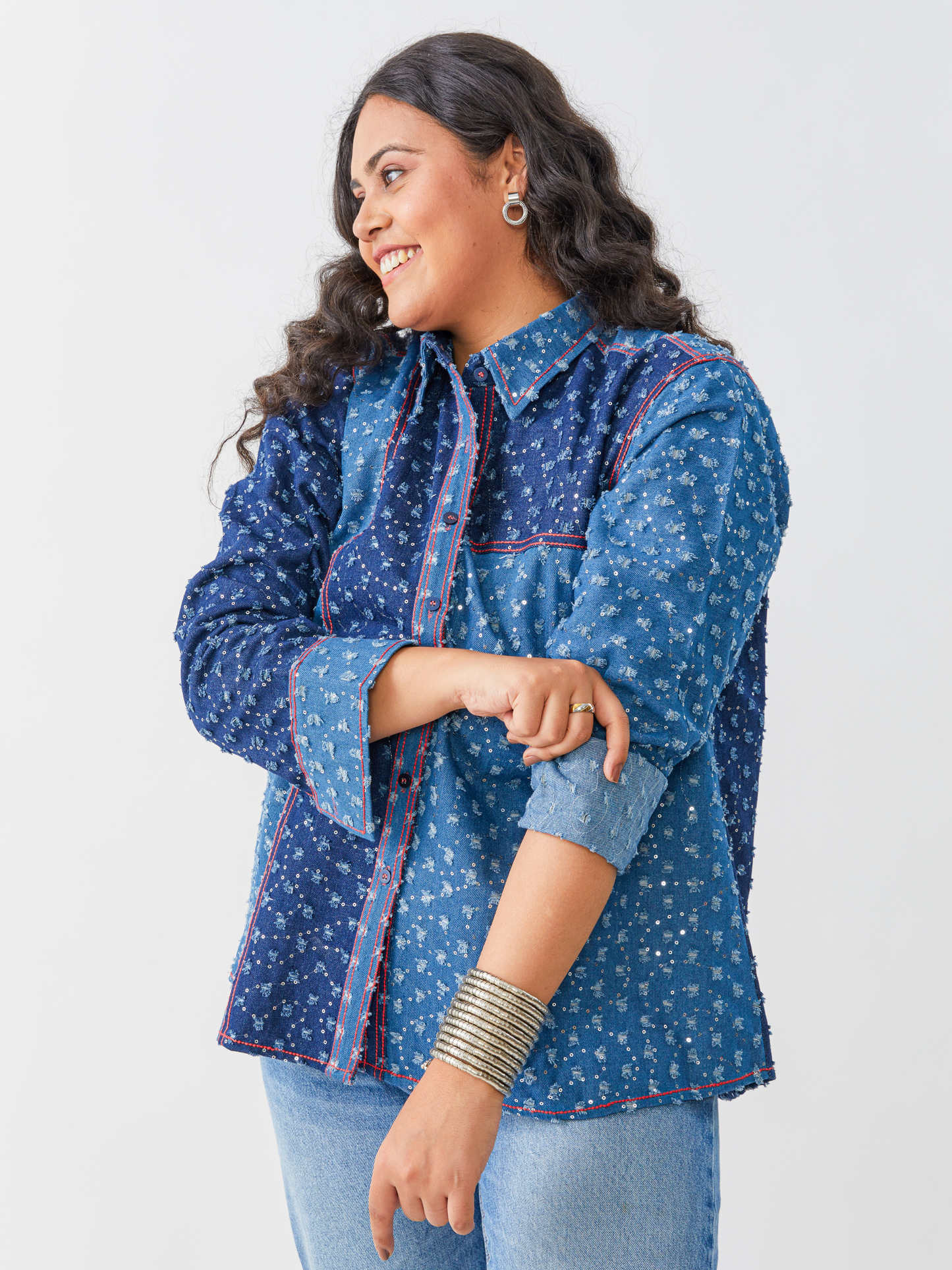 Exxy Mix N Match Denim Shirt