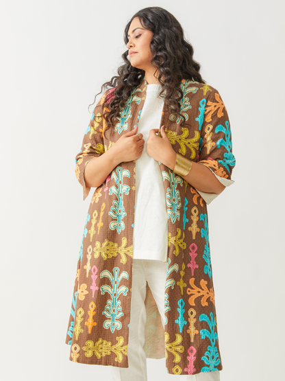 Boho Reversible Ivory Jacket