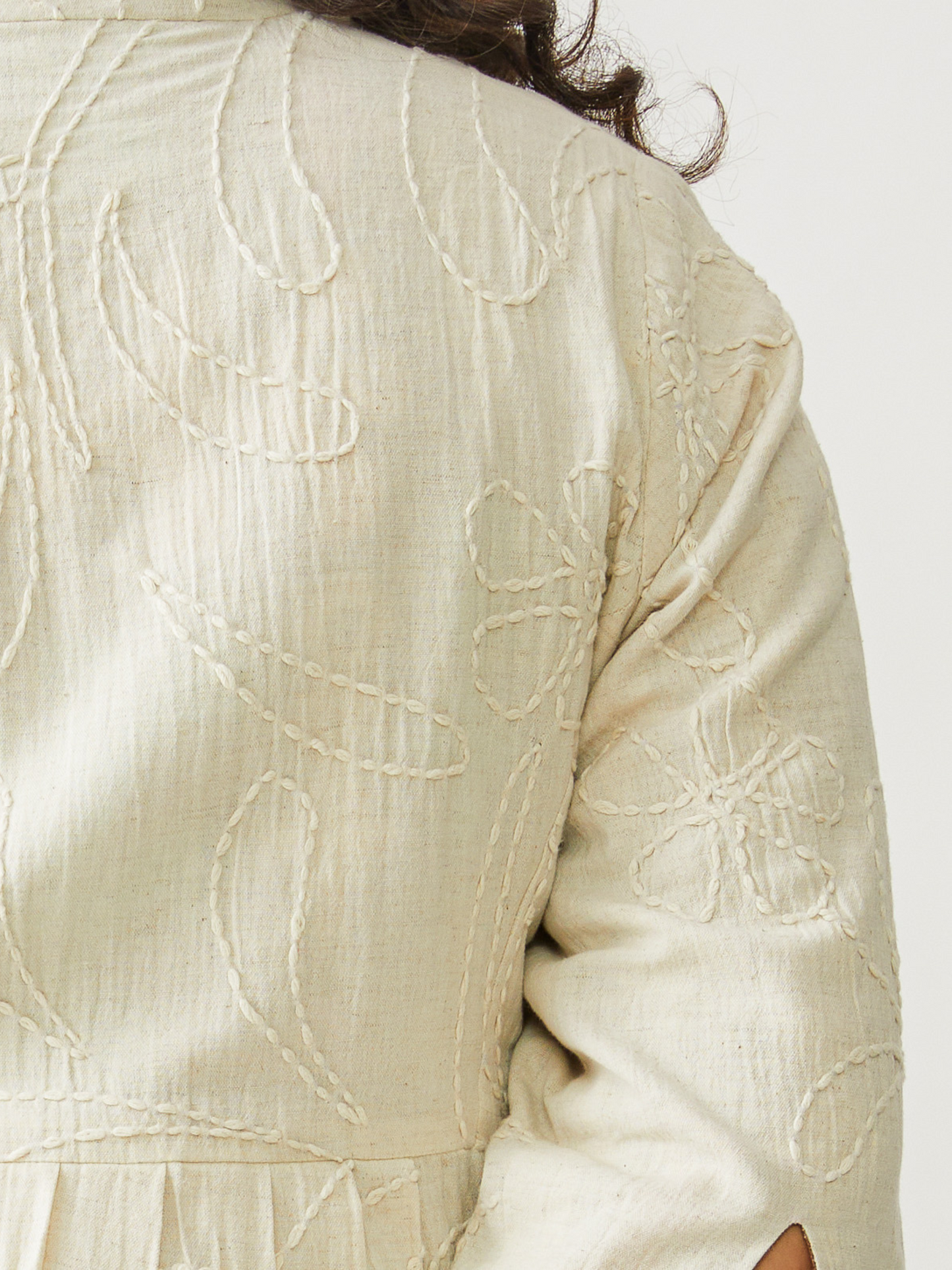 Boho Reversible Ivory Jacket