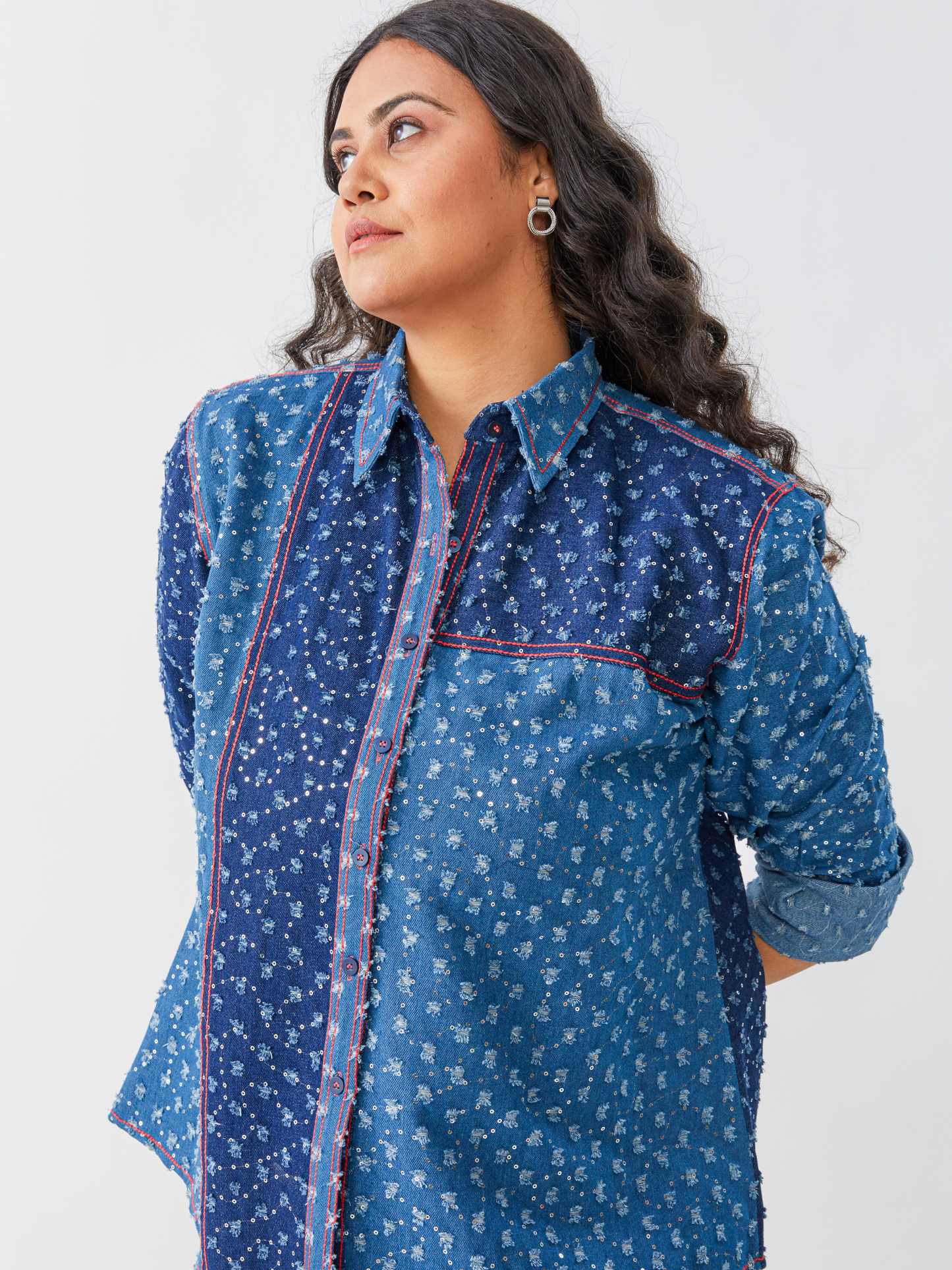 Exxy Mix N Match Denim Shirt