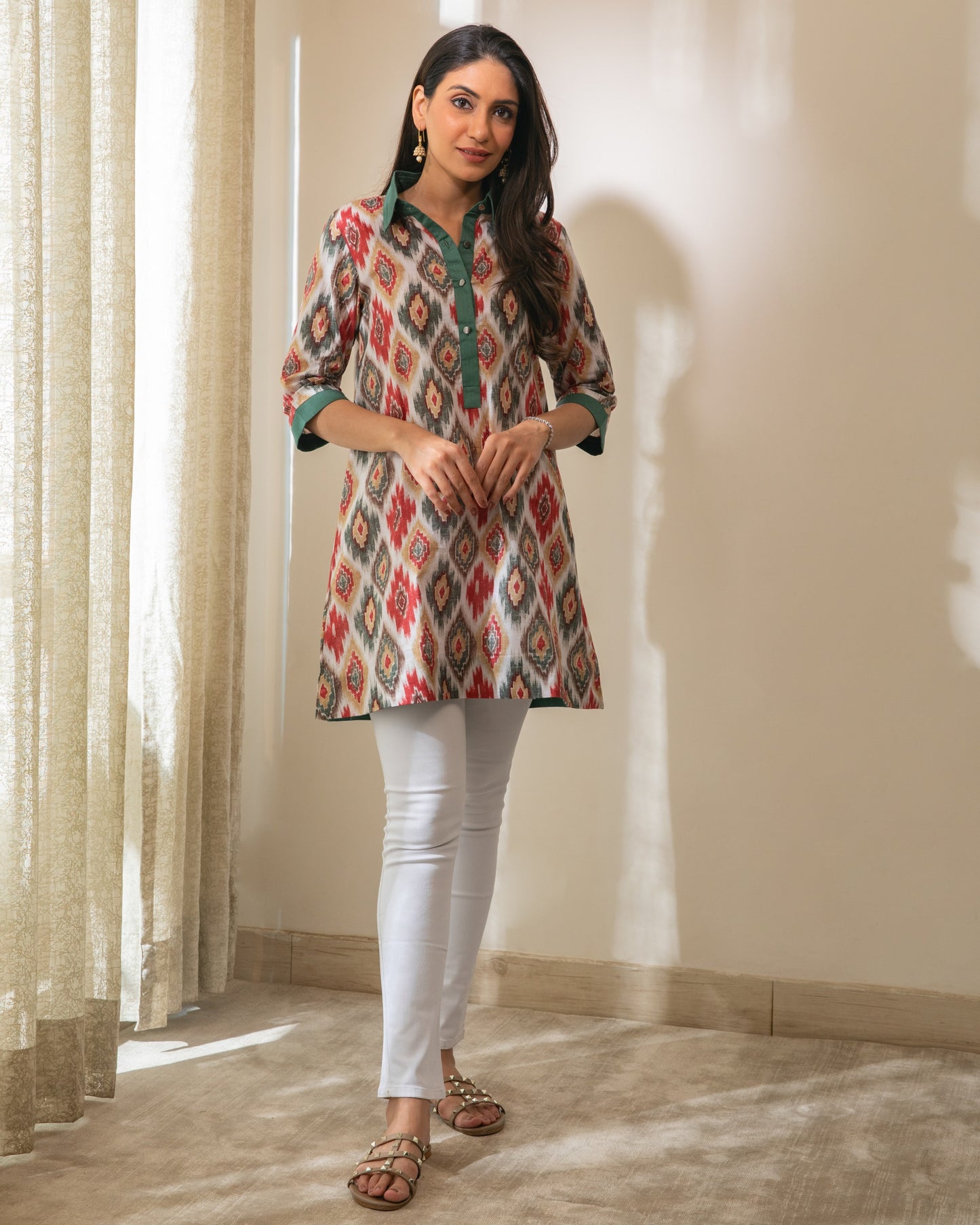 Two Way Ikat Outfit Dress/Tunic All Time Summer Wear