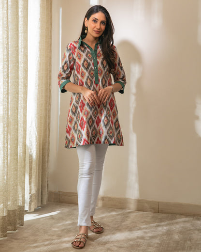 Two Way Ikat Outfit Dress/Tunic All Time Summer Wear