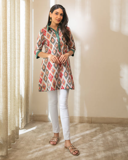 Two Way Ikat Outfit Dress/Tunic All Time Summer Wear