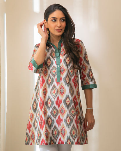 Two Way Ikat Outfit Dress/Tunic All Time Summer Wear